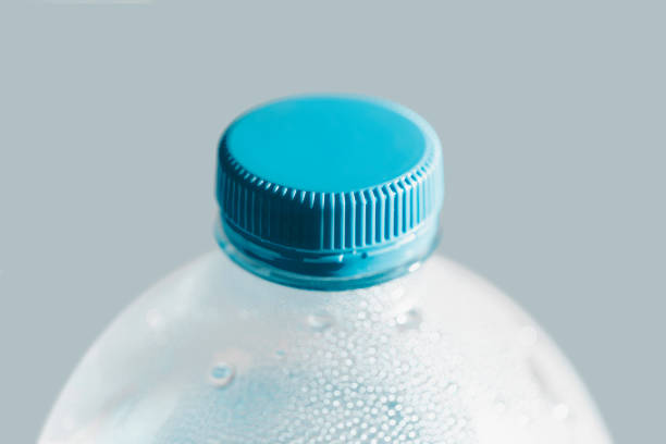 istock Close-up of plastic bottle, detail 1204580304