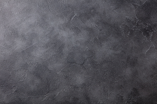 Patrón de fondo de piedra de pizarra negra natural con alta resolución. Vista superior. Copiar espacio. photo