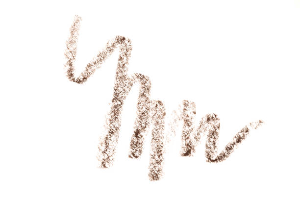 istock Eye liner pencil stroke on white background 1204580665