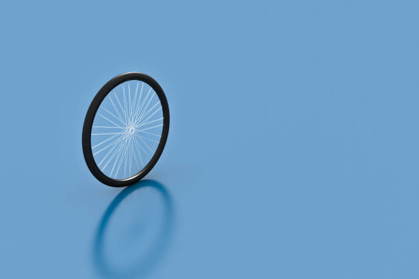istock 3D Rendering of Bicycle Wheels and Tires 1204583668