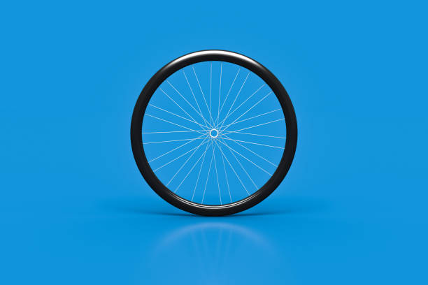 istock 3D Rendering of Bicycle Wheels and Tires 1204583748