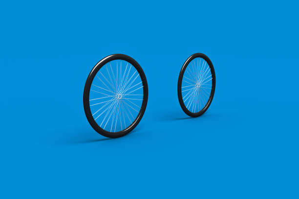 istock 3D Rendering of Bicycle Wheels and Tires 1204583895