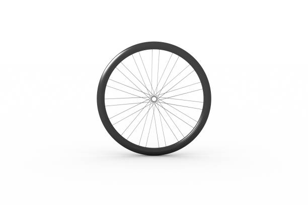 istock 3D Rendering of Bicycle Wheels and Tires 1204583935