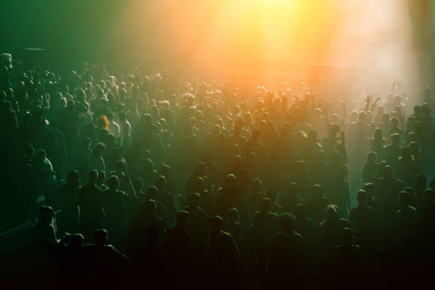 istock Crowd, people in front of the stage 1204594155