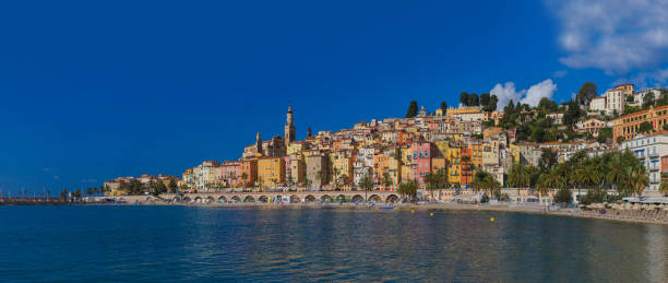 istock Town Menton in France 1204597510
