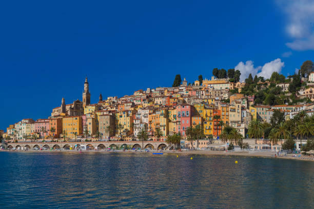 istock Town Menton in France 1204597851