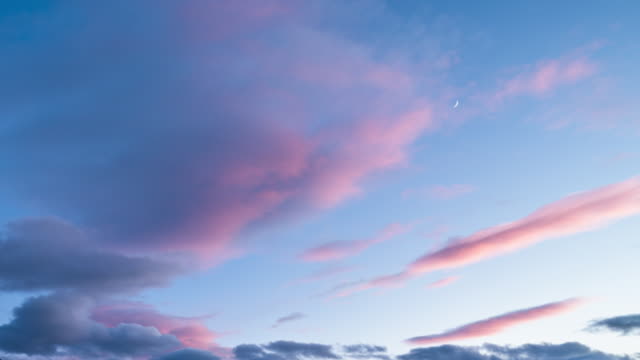 sunset cloudscape time lapse