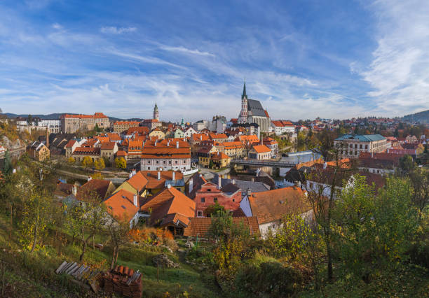 istock Cesky Krumlov cityscape in Czech Republic 1204601634