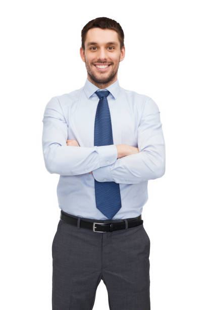 istock handsome buisnessman with crossed arms 1204603055