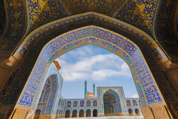 Shah Mosque, Isfahan, Iran Shah Mosque known also as Imam Mosque in Isfahan, Iran isfahan stock pictures, royalty-free photos & images