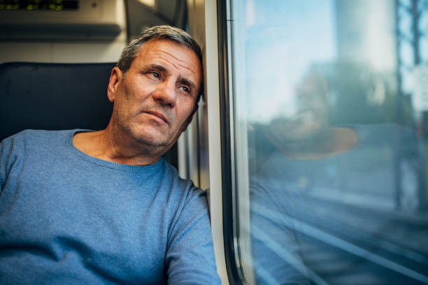 istock Portrait of an imaginary train passenger 1204614090