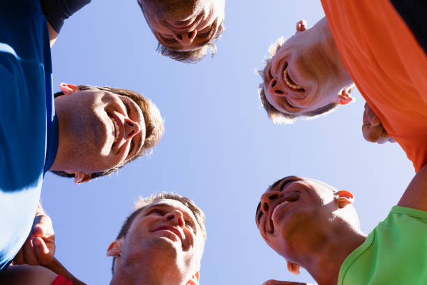 istock Men motivating for sport 1204614481