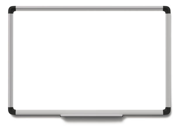 Whiteboard 3d rendering whiteboard, 3d rendering, isolated, office flipchart stock pictures, royalty-free photos & images