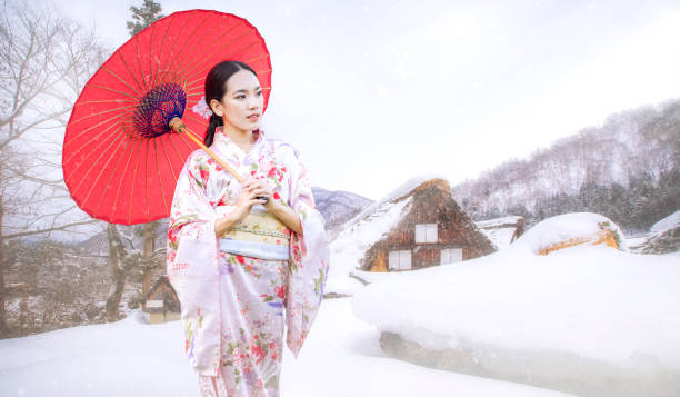 1,900+ Kimono Winter Stock Photos, Pictures & Royalty-Free Images - iStock