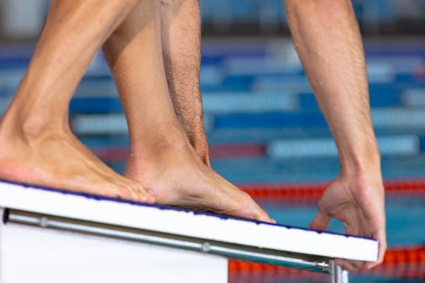 istock Swimmer ready to plunge 1204618903