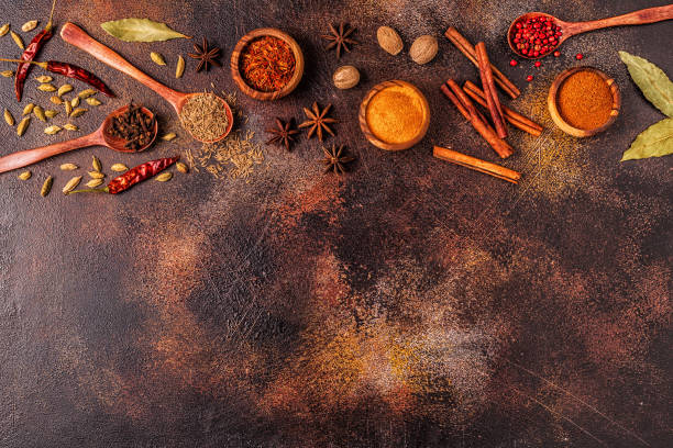 istock Spices ingredients for cooking. Spices concept. 1204620879
