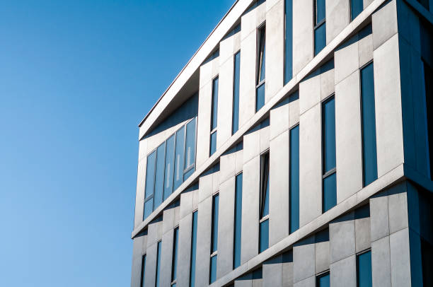 istock Modern office building on a sunny day 1204624517