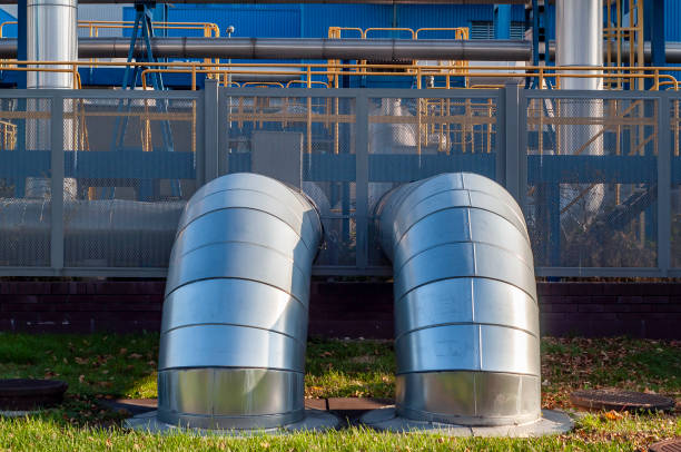 istock Pipeline system in the power plant 1204624737