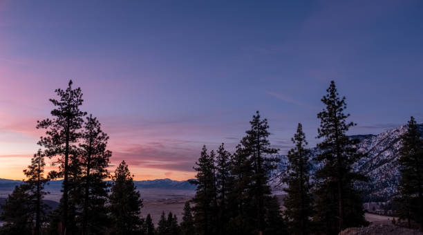 istock Early Morning Sunrise Over Carson Valley 1204626094