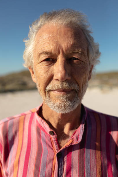 istock Old man enjoying free time 1204626427