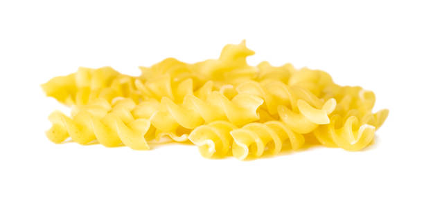 istock Group of macaroni pasta on white background 1204626500