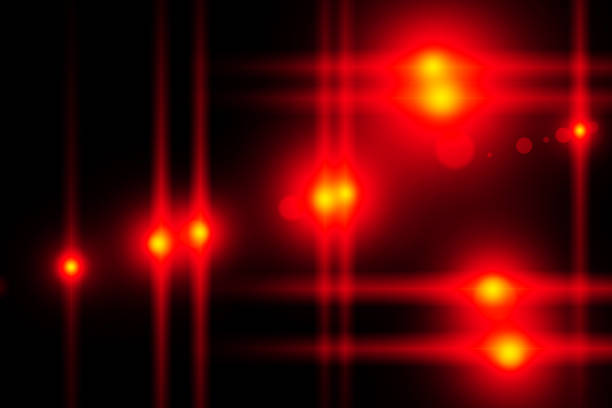Red Futuristic Abstract Stream