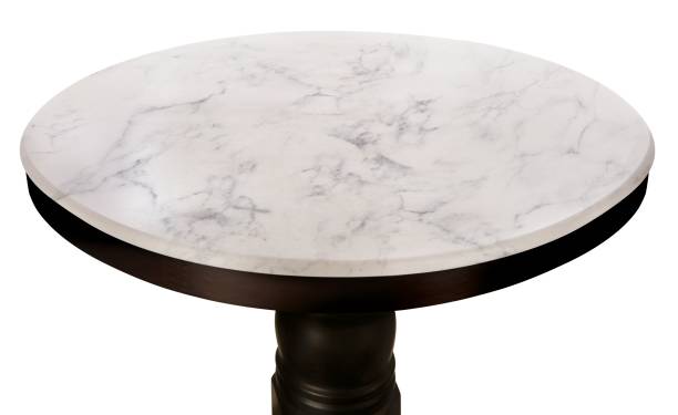 istock White marble stone table top isolated on white background 1204629504