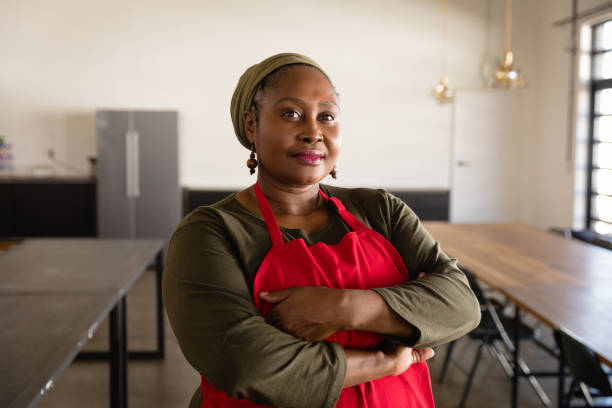 istock African chef looking at the camera 1204629822