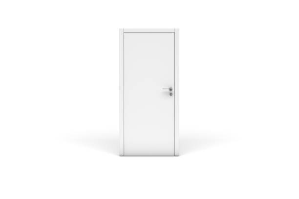 istock 3D Rendering of Wooden Door 1204636230