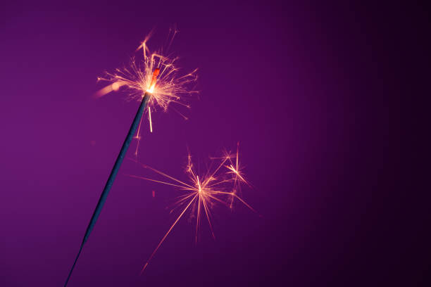 istock Brightly burning party sparkler 1204636508