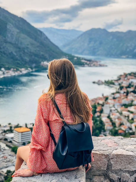 istock One young woman on vacation 1204639465
