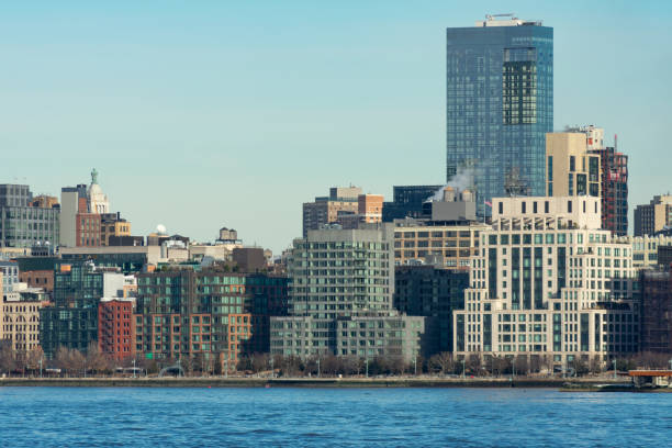 istock Manhattan Skyline scene along the Hudson River 1204639623