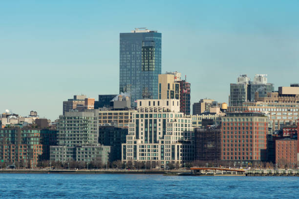 istock Manhattan Skyline scene along the Hudson River 1204639625