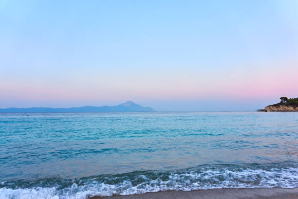 istock Beautiful sea view after the sunset 1204642312