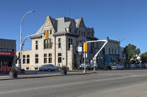 The Portage La Prairie, Manitoba, Canada City Hall