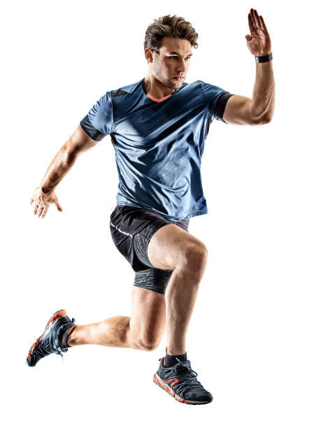 istock runner running jogger jogger young man isolated white background 1204648103