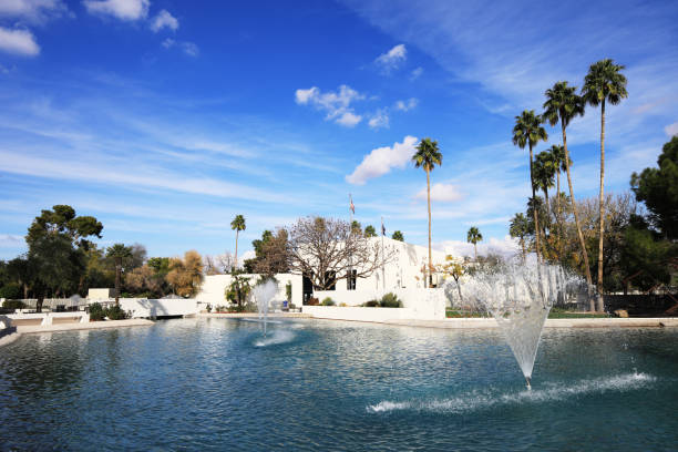 The City Hall in Scottsdale, Arizona. Designed by Bennie Gonzales and opened in 1968