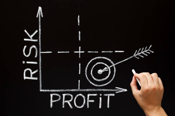 istock Risk Profit Matrix Business Graph Concept 1204662163