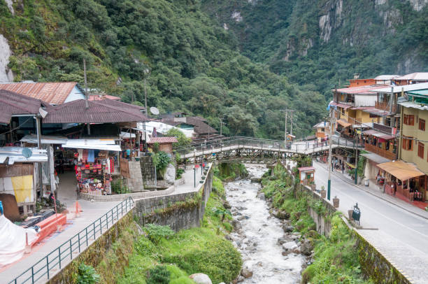 istock View Of The River In Aguas Calientes, Peru 1204664170