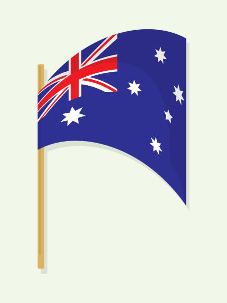 澳大利亞國旗 - 雪梨 澳洲 插圖 幅插畫檔、美工圖案、卡通及圖標