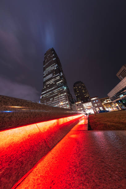 istock Key Tower in Cleveland Ohio at Night 1204677152