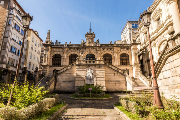 Menendez Pelayo Library, Santander Santander, Spain. The Library and Museum Marcelino Menendez Pelayo in Cantabria museo stock pictures, royalty-free photos & images