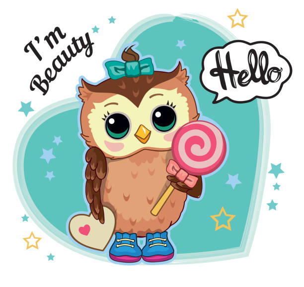 Ilustración de Lindo Búho Dulce Divertido Sobre Fondo Blanco Ilustración De Dibujos Animados Para Niños Aislados Con Fabulosos Animales O Pájaros Corazón Estrellas Dulces Y Texto Motivador Adecuado Para Impresión Pegatina Muñeca Ilustración de Lindo Búho Dulce Divertido Sobre Fondo Blanco Ilustración De Dibujos Animados Para Niños Aislados Con Fabulosos Animales O Pájaros Corazón Estrellas Dulces Y Texto Motivador Adecuado Para Impresión Pegatina Muñeca