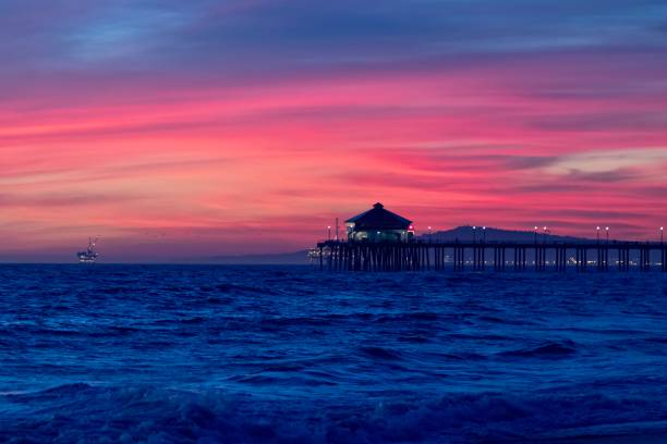istock Huntington Beach Pier at sunset 1204687795