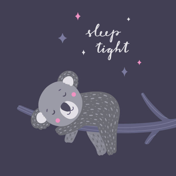 Koala Sleeping Illustrations, Royalty-Free Vector Graphics & Clip Art -  iStock