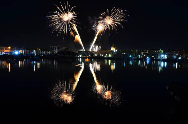 istock Fireworks on the feast of Sant'Agata 1204691731
