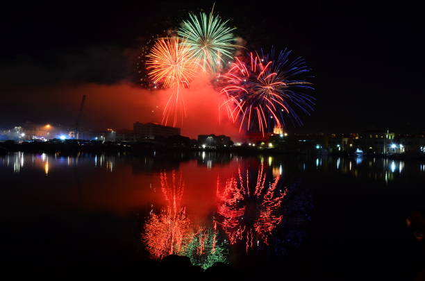istock Fireworks on the feast of Sant'Agata 1204691764