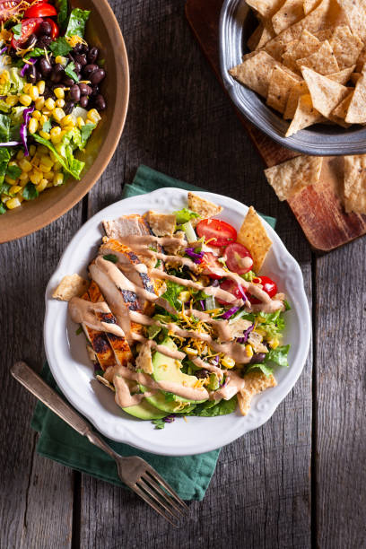 istock Southwestern Chicken Chopped Salad 1204694211