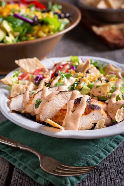 istock Southwestern Chicken Chopped Salad 1204694217