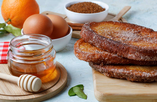 Torrijas. Typical spanish dessert for Lent and Easter